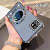 KEYSION Luxury Glitter Jewelled Magnetic Phone Case for Samsung Galaxy A22 A22S 5G A12 M12 Makeup Mirror Stand Shockproof Cover