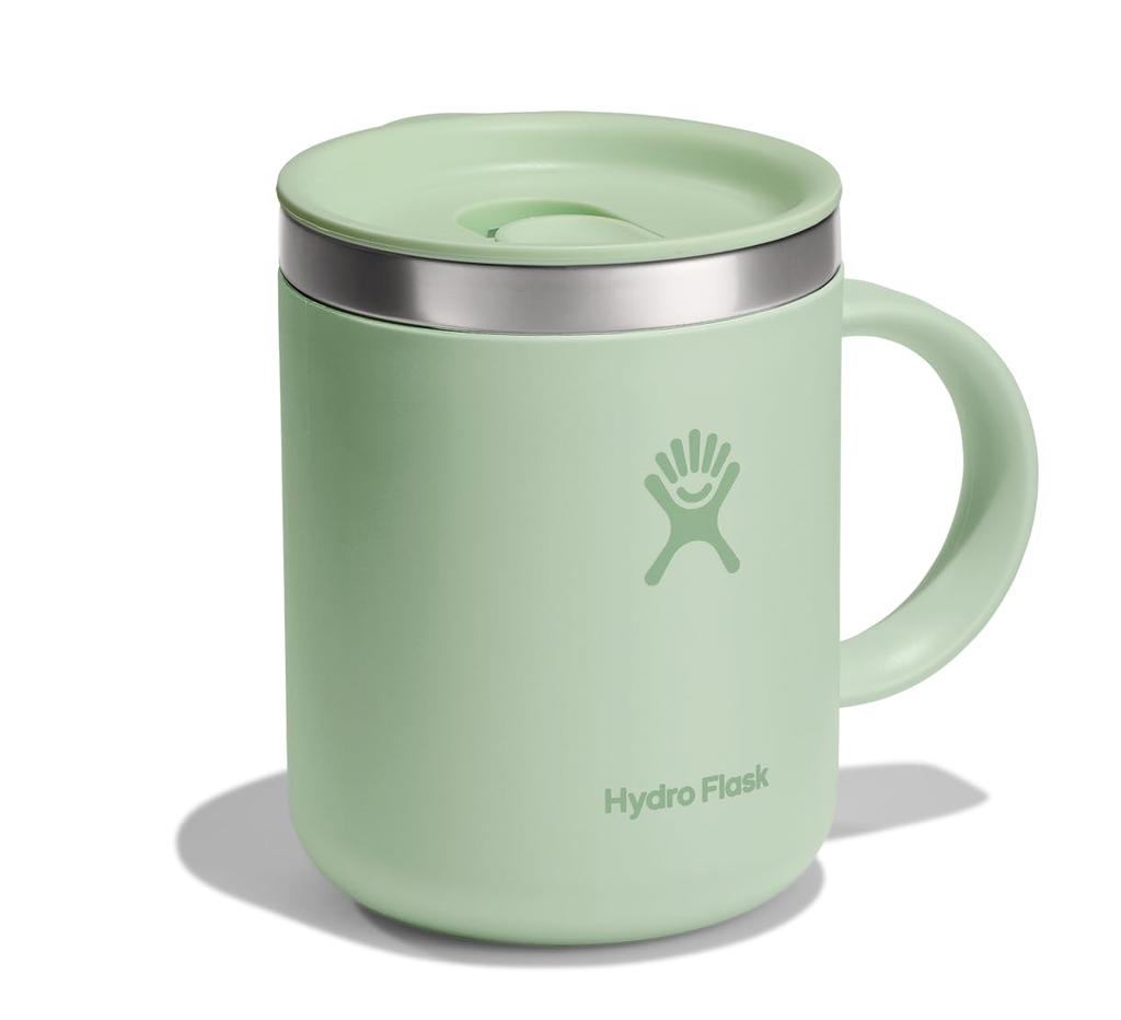 Closeable Coffee Mug, 12oz (354ml), Aloe Vera, Insulated, Insulated (Japan Domestic Product)