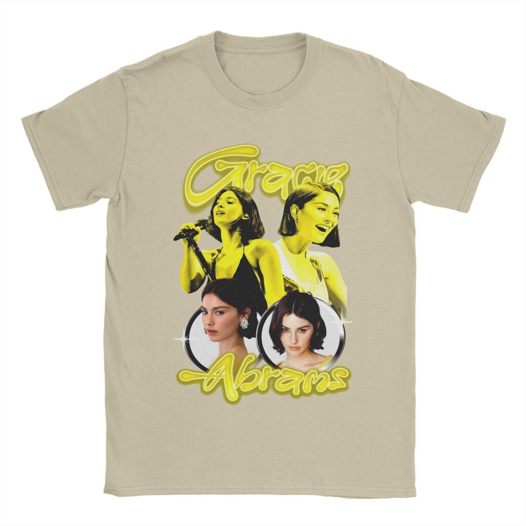 Gracie Abrams T-Shirt Herren Mode 100% Baumwolle T-Shirt Rundhals Kurzarm T-Shirts Partykleidung
