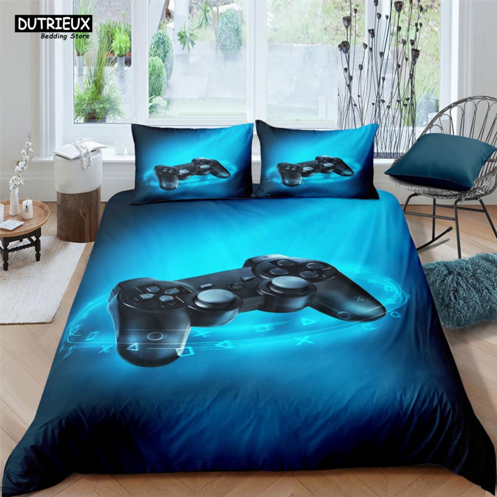 Comforter Game Handle Fashion Player Polyester Bedding Sets Child Boys For Teens King Size Bedding Set