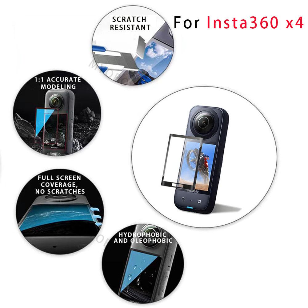 Anti-fogging Lens Guard Cap For Insta360 X4 Screen Protector Fixed Desktop Stand Base for Insta360 X4 Mount Camera Accessories
