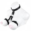 QKKQ Fetish Chest Restraints Belt Breast Bondage Straps Wearable Leather And Polyester Bust Binder Bosom Harness Bra For WomenGood product