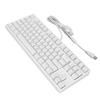 Mechanical Keyboard 87 Keys Blue Switch Monochromatic White Light Various Lighting Modes Wired