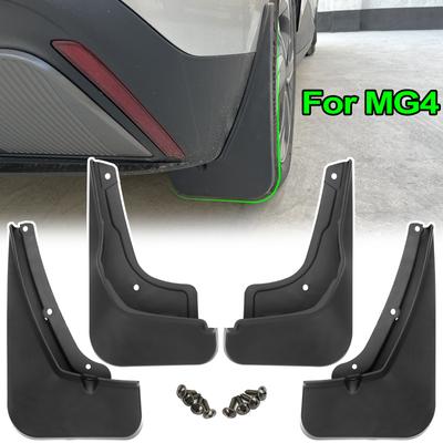 Set Mudflaps For MG 4 MG4 EV Mulan Hatchback 2022 2023 Mud Flaps Splash Guard Mudguards Front Rear Molded Fender Car