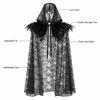 Lace-up Overcoats Vintage Vintage Hooded Cape New Design Halloween Hooded Cloak