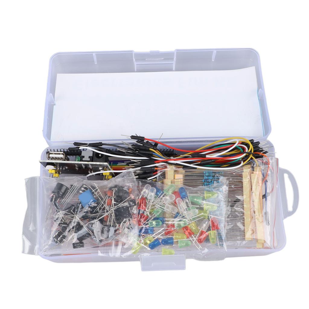 Kit Electronic Starter Asortiment Distractiv Componentă de Dezvoltare Condensatori Rezistori Tranzistori