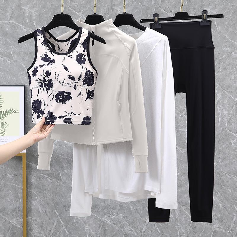 Eleganter 2025 Damen-Yogaanzug – Hochwertiges, wunderschönes Frühling/Sommer-Fitnessset