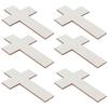 36Pcs Versatile Use Lightweight Wood Cross Smooth Durable Wood Pieces Craft Ornaments Art Painting