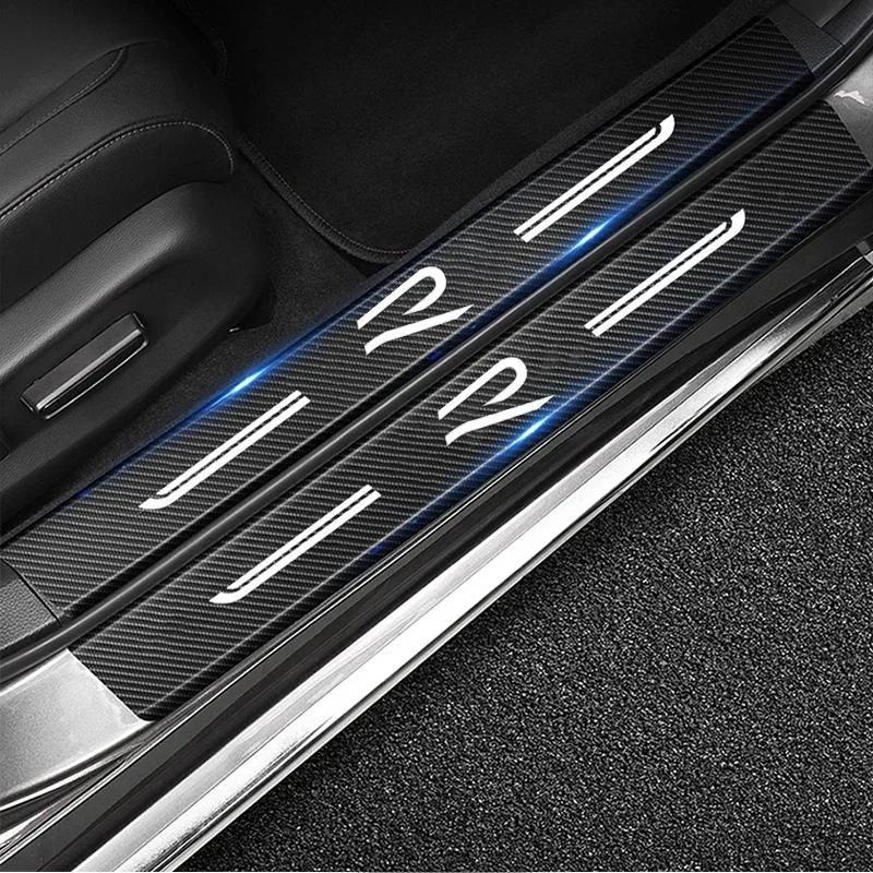 2026 Heiß für VOLKSWAGEN VW Auto Türschweller Schmutzfänger für Volkswagen R LINE RLine Logo GOLF 3 4 5 6 7 8 GTI POLO MK5 MK7 Passat