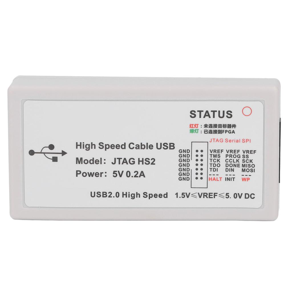 Emulator Download Debugger ABS Housing Debugging Tool Compatible with 1.8V 2.5V 3.3V Devices