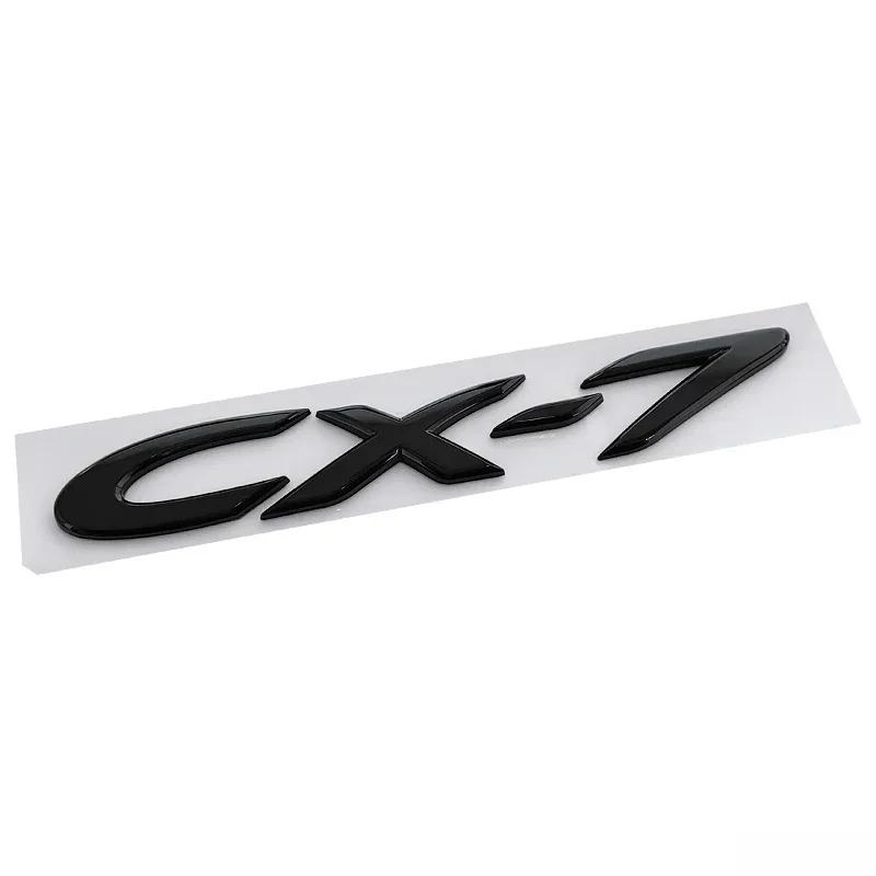 2025 Horké 19x2,6cm ABS 3D Samolepky na auto Decals pro logo Mazda CX7 Nápis na zadní kufr Značka Vnější úprava Zadní emblem Acc