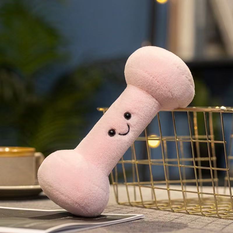 20/23cm Simulation Dumbbell Hu Ling Plush Toy Cartoon Anime Cute Handmade Doll Pillow Cushion Children's Birthday Gift