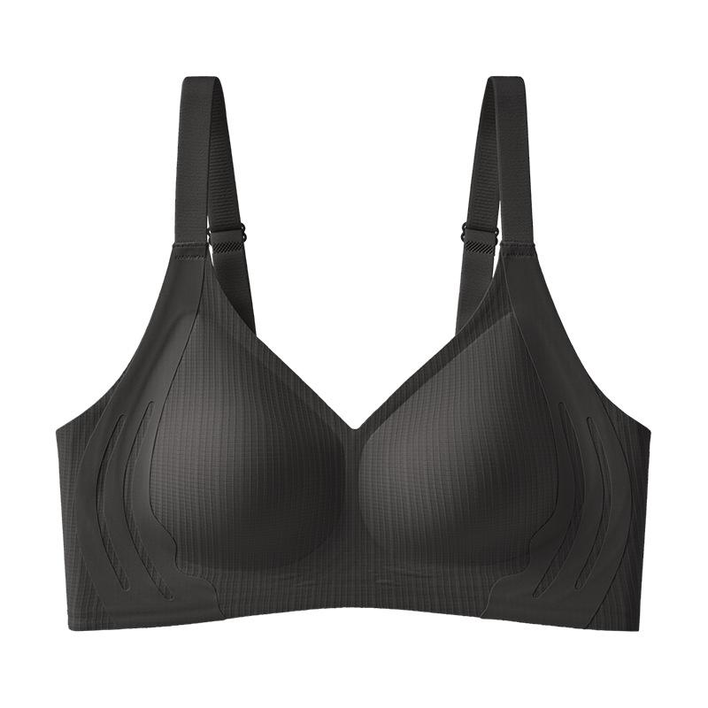 Seamless Thin Push Up Bra No Steel Ring Fixed Cup Comfortable Underwear