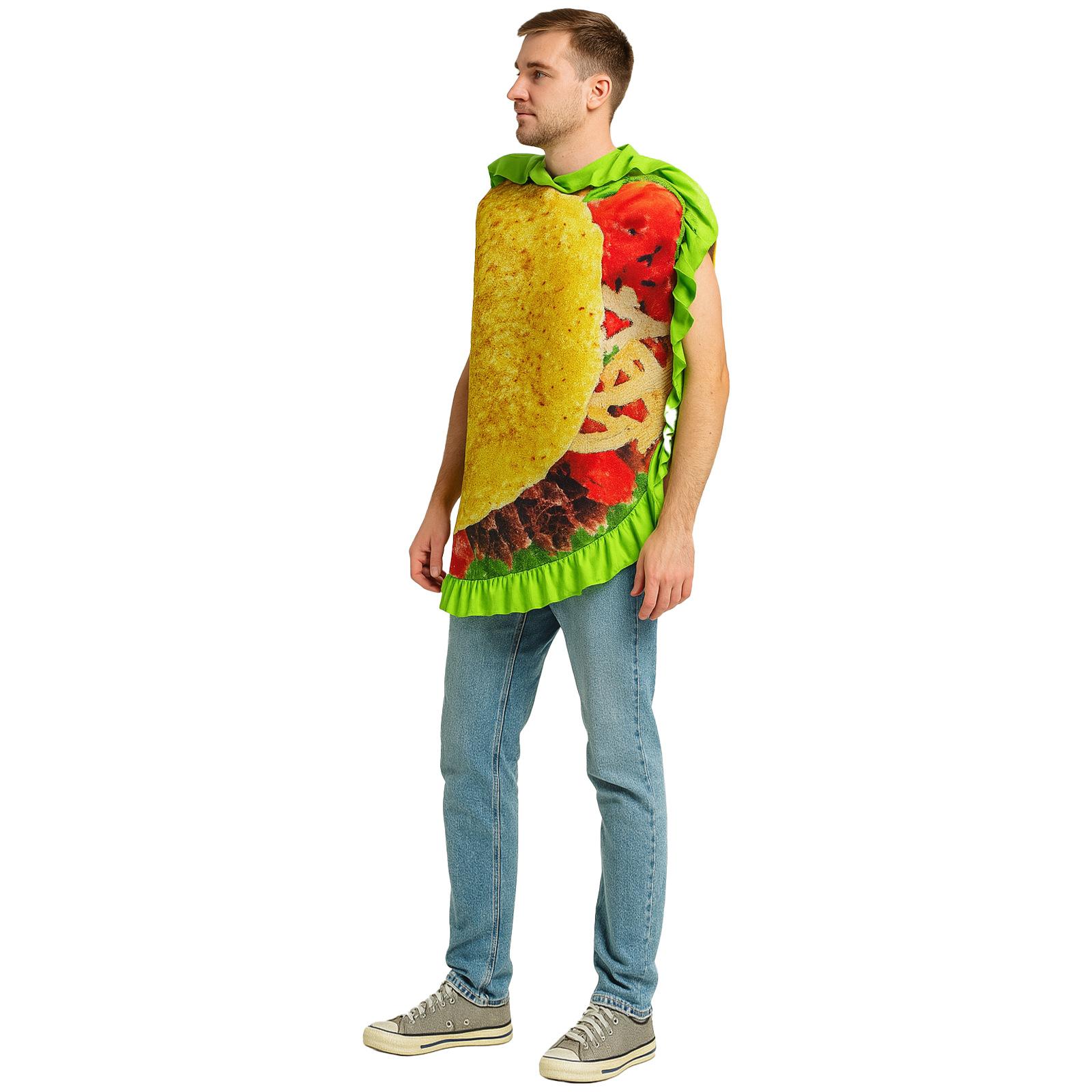 

Костюм для косплея Буррито, Взрослые Adult One Size жёлтый