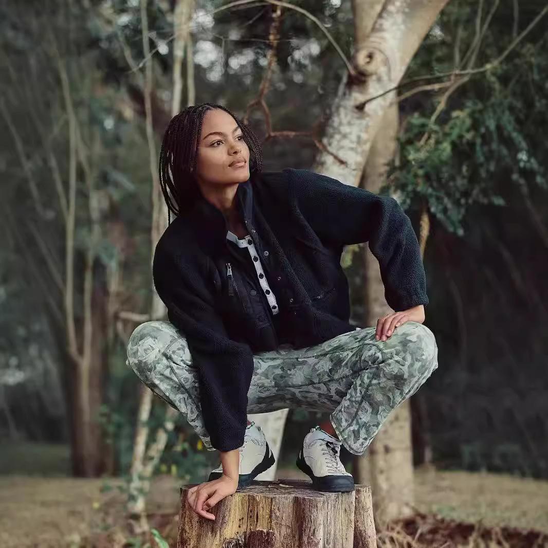 

Winter sherpa stand collar jacket, lightweight, warm, loose, single-breasted, sporty, high-end jacket for women XL