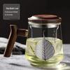 Shangqi Glass Tea Set with Filter and Wooden Handle