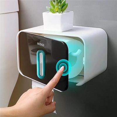 Waterproof Toilet Paper Holder Wall Mounted Storage Box Bathroom Accessories Bathroom Shelf Storage Box Tray Roll Holder
