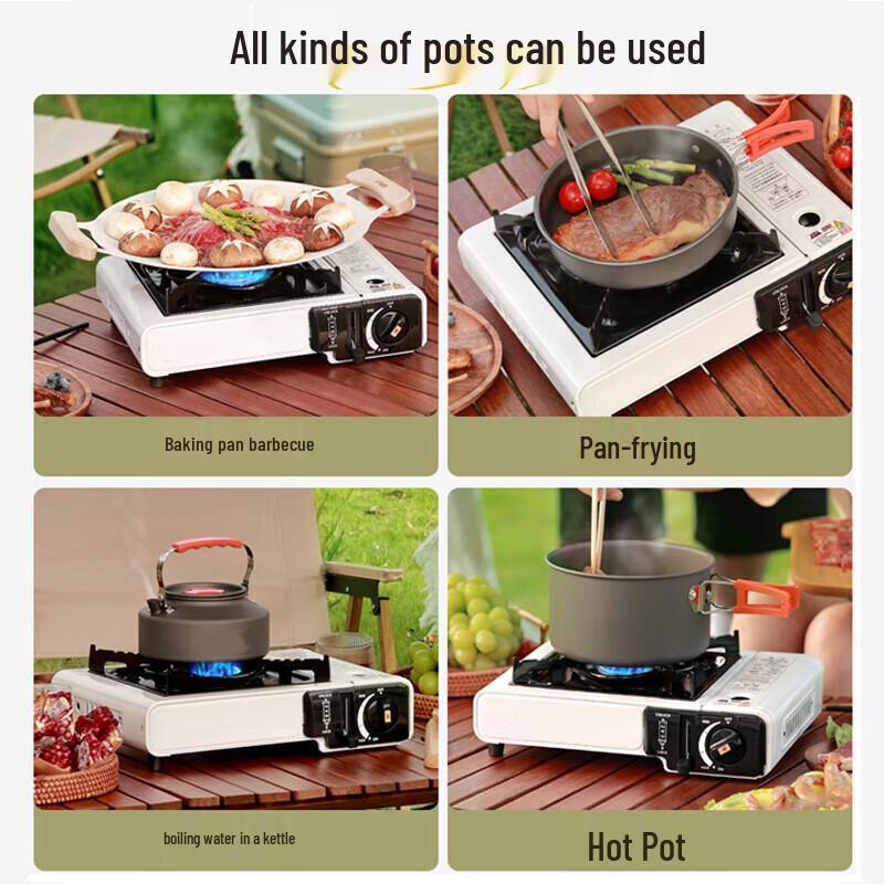 Churong Portable Camping Cassette Stove Kit