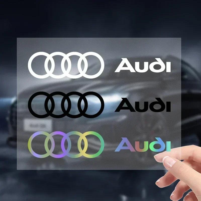 2pcs Car Sticker Both Side Body Auto Vinyl Film Stylish Personalized Decals For For AUDI A3 A4 A5 A6 Q7 RS3 RS4 Car Accessories