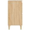 Vidaxl Chest of Drawers, Sonoma Oak, 60X35X70 Cm, Wood-Based Material