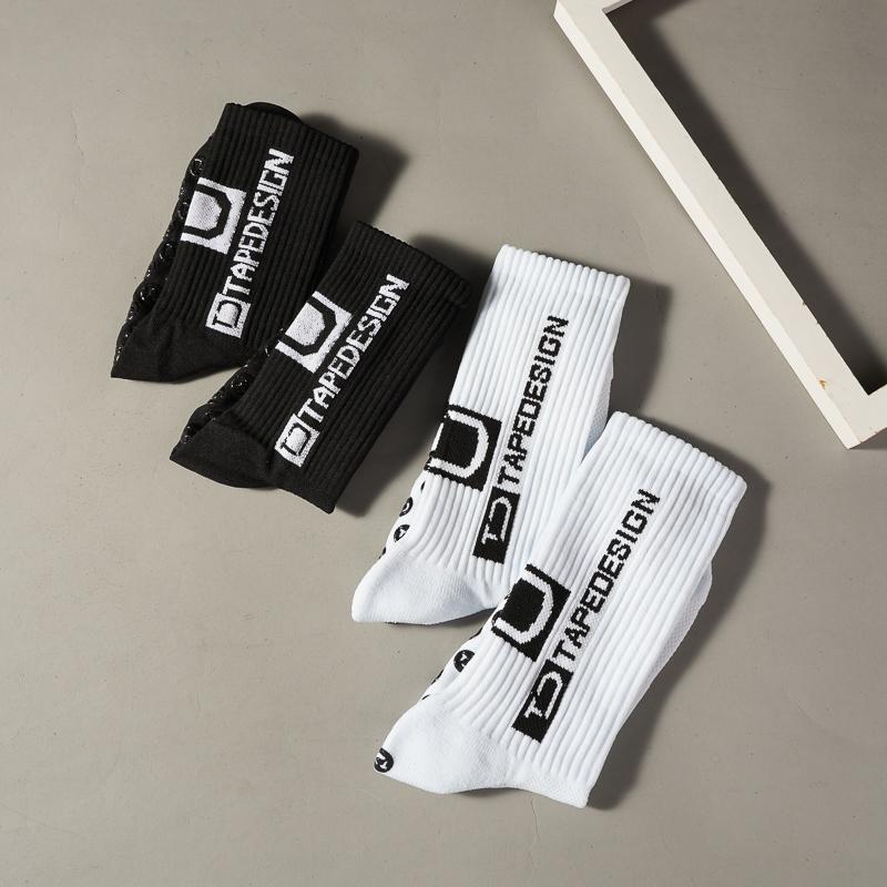 2 Pairs Women&Men's Sports Socks Football Socks for Men Women Children Non-Slip Grip Socks