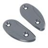 2pcs Motorcycle Mirror Hole Covers Aluminum Alloy CBR1000RR 2020-2023 Mirror Block Off Plate (Purple)