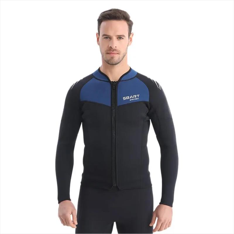SBART 1.5mm Two-Piece Long-Sleeve Wetsuit with Zipper Jacket