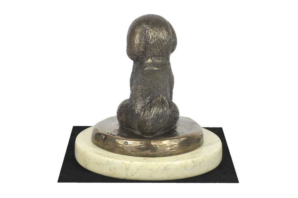 Bichon Frise, Bichon Tenerife, Bichon a poil frise - dog figurine, dog silhouette figurine, trophy for Art-Dog dog show exhibition