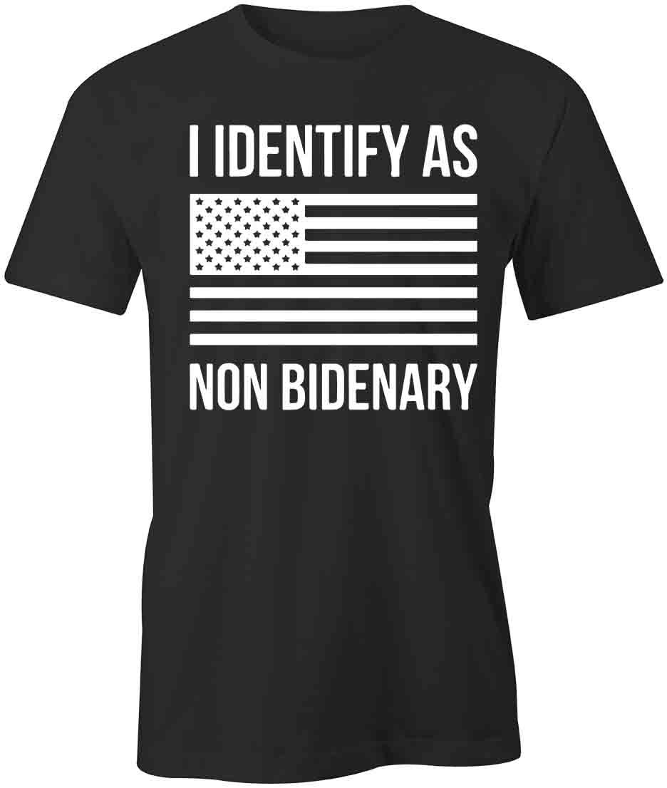 I Identify as Non TShirt Tee Printed Graphic T-Shirt Gift CLOTHING S1BSA891 XXL