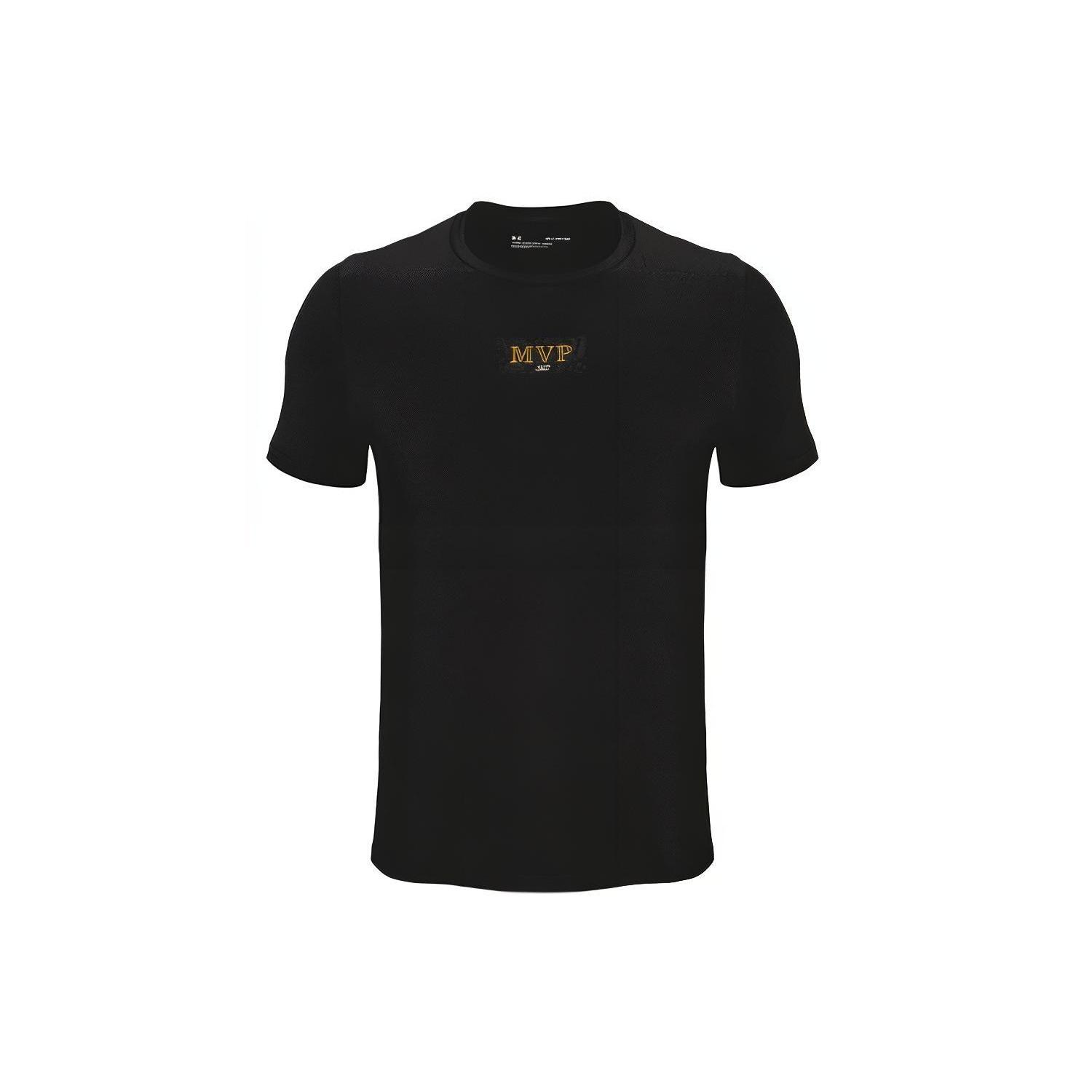Men s Under Armour Curry 1 MVP Round Neck Short Sleeve Black 1371283-001 XL