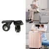 1 Pair Trolley Casters Replacement Heavy Duty Wheels for Luggage Suitcase 360 Degree Swivel Kit Double Row Silent Wheel