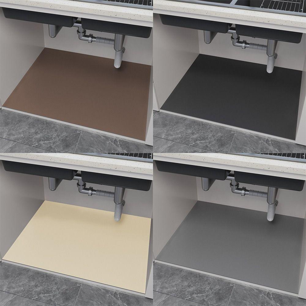 Quick-Dry Under Sink Mat Absorbent Sink Protectors Cabinet Liner  for Kitchen Bathroom