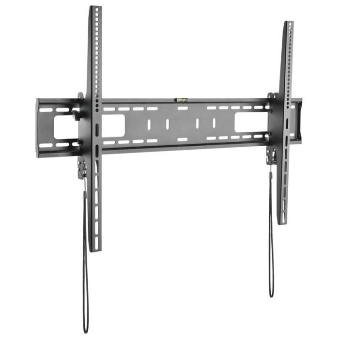 Support Mural Fixe Pour Téléviseur Inclinable 75kg Maximum Vesa 900-600 Jusqu'à 100 Pouces Couleur Noir