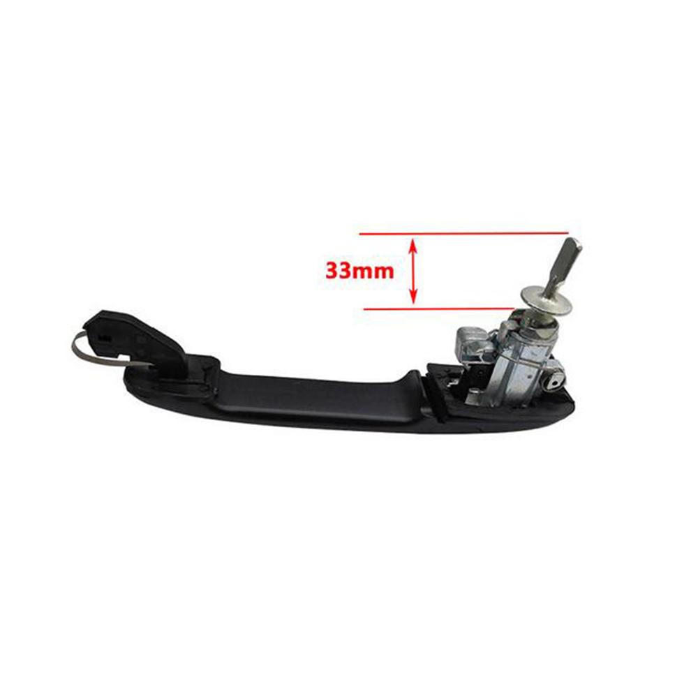6K0837205 Outside Door Handle W/ Lock Barrel and Keys for VW Sharan