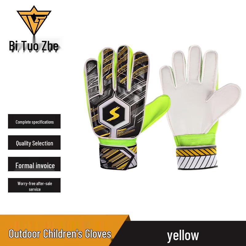 

Bituozhe Kids Latex Football Goalkeeper Gloves 5