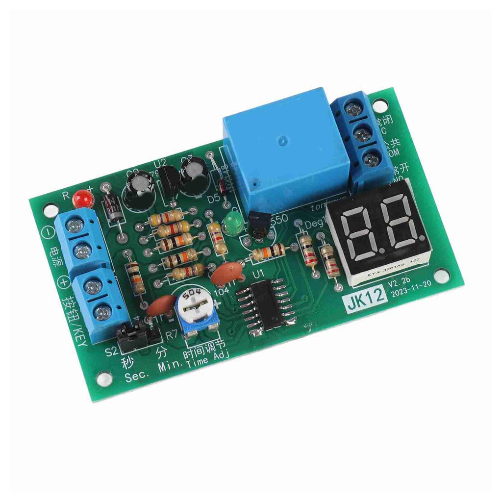 12v Time Delay,  12V LED Display Countdown Timing OFF Relay   Module Lay   Timer Delay Turn