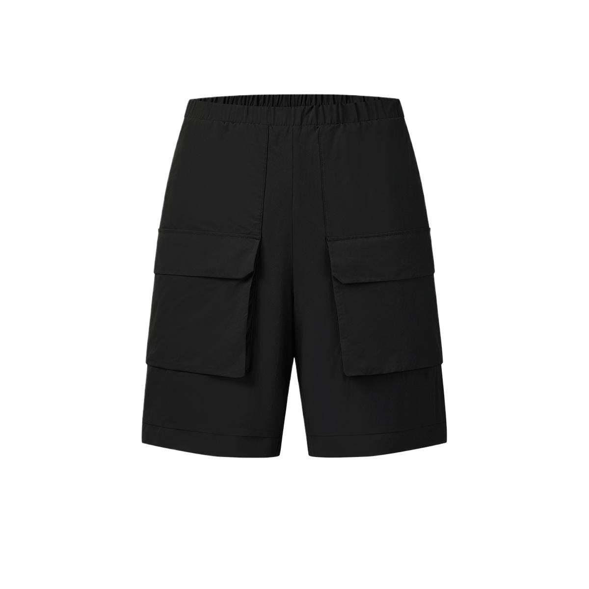 

FILA Urban Explore Solid Color Loose Fit Casual Shorts Men shorts A11M628806FBK L