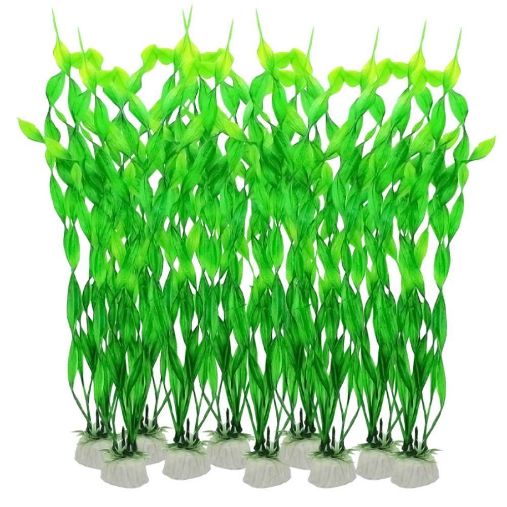 10pcs Simulated Artificial Seaweed Water Grass Creative Underwater Plants Diy Aquarium Plants  Home