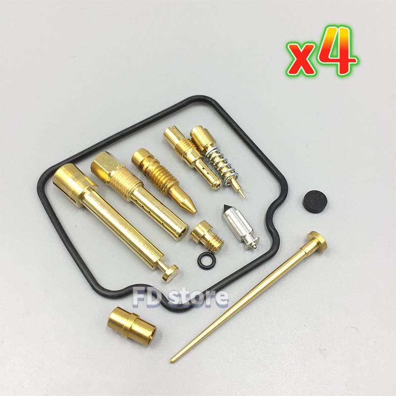 

4 Sets Carburetor Rebuild Fix Kit Fit for Honda CB750 RC42 1992-2008 Carb Fuel system injection parts