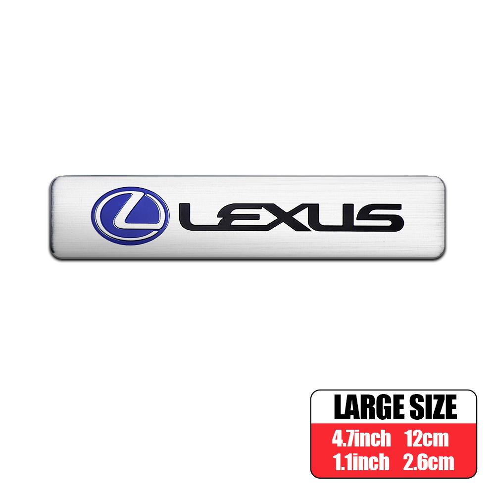 

Car Styling Metal Aluminum Logo Car Body Fender Stickers Decoration For Lexus IS250 F Sport LX CT200h EX RX400h NX RX GS GX460