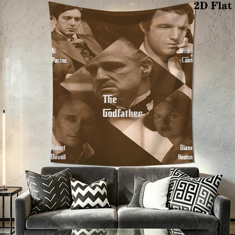 The Godfather Trilogy Family Business Tapestry Fashion Print Background Cloth Atmospheric Background Cloth Home Decor Work Of Art