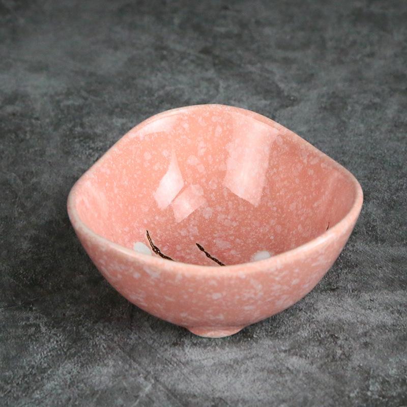 Ceramic Taste Dish Small Plate Mini Soy Sauce Tray Saucer Seasoning Bowl Jam Nut Porcelain Tableware Household Kitchen Supplies