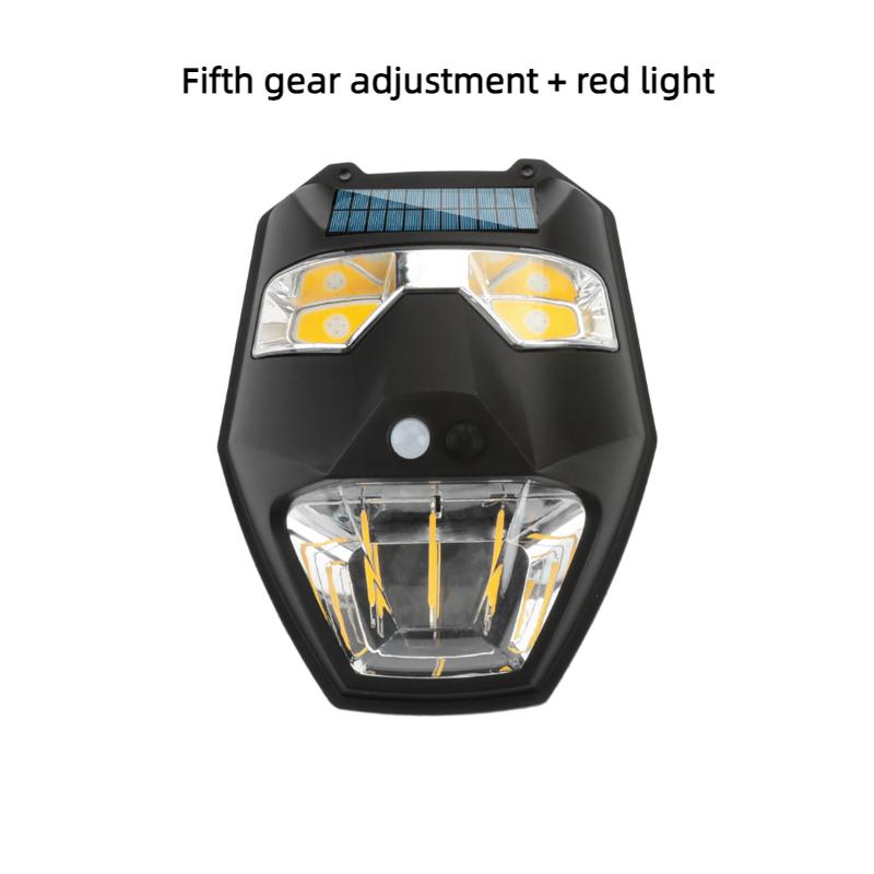 Solar Wolfram Glühlampe Outdoor wasserdichte intelligente Induktion Wandleuchte Hof Garten Villa Beleuchtung Nachtlicht