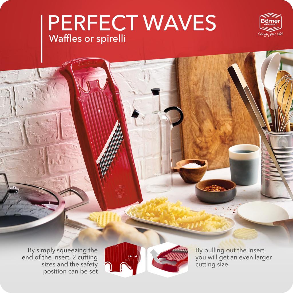 Borner PL Waffle Slicer (Red)