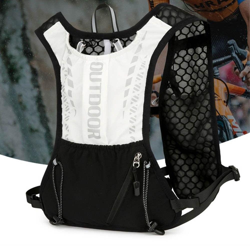 Lightweight Hydration Running Vest Reflective Design Running Hydrating Backpack  Marathon
