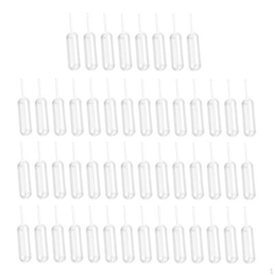 50 Pieces Disposable Pipettes Transfer for Party Holiday Decoration