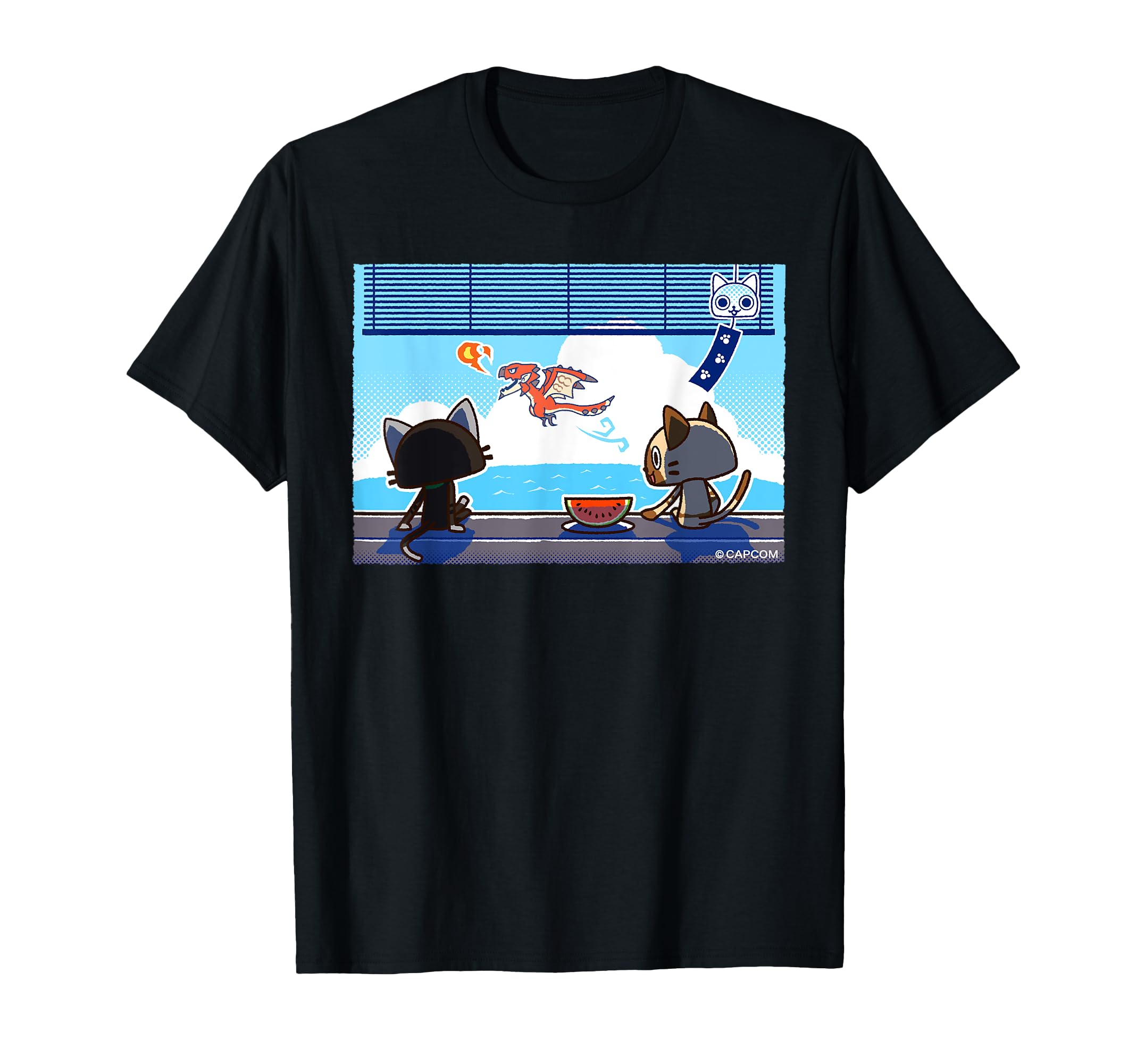 Monster Hunter Airu and Melaleu s Rest T-Shirt 5697₽