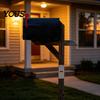 Rust Resistant Post Bracket Mailbox Extender Brackets, Fence Extension Heavy Duty Stainless Steel Mender Tools for 4x4 Wooden Posts