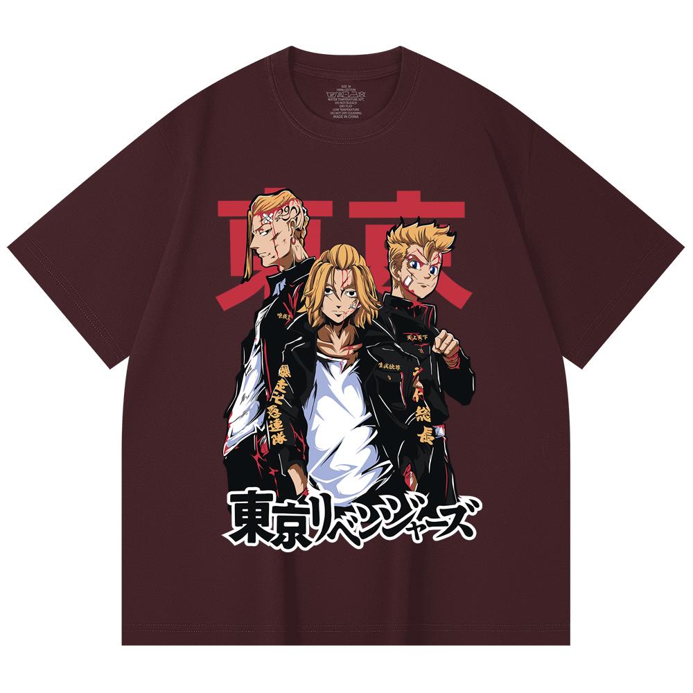 230 Gsm 100% Cotton Tokyo Revengers V1 Print Unisex Heavy Cotton T Shirt