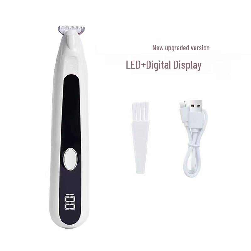 LED Pet Grooming Kit: Electric Hair Trimmer & Nail Grinder for Cats and Dogs